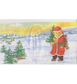 Салфетка Нр-107 (Новый год / Рождество / Зима)